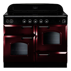 Rangemaster Classic 110 Electric Range Cooker Cranberry